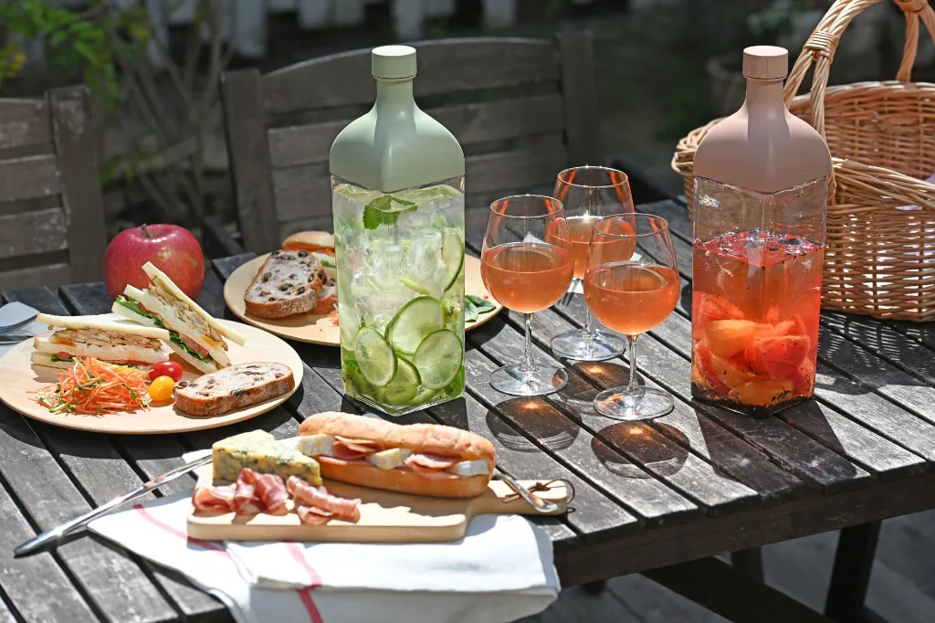 Hario cold brew fles vierkant 1200 ml - lunch.webp