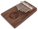 Meinl Sonic Energy Solid Kalimba  10 Notes  Black Walnut  Tree of Life
