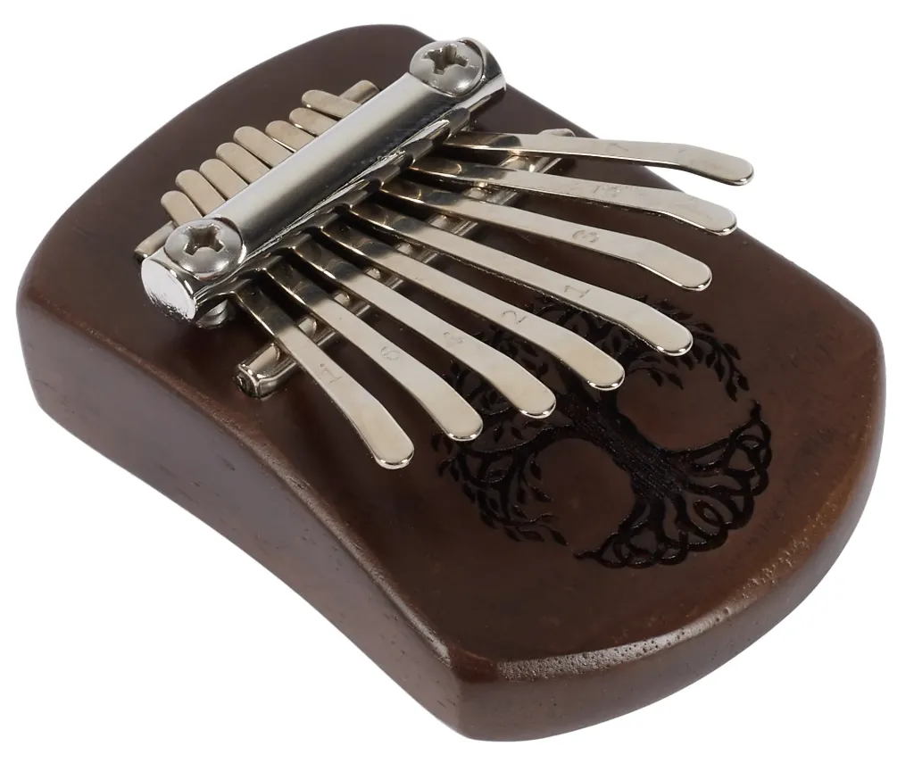Mini Kalimba C Major 8-Note Tree of Life Sy